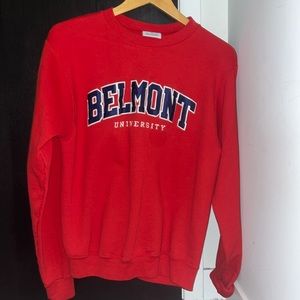 belmont university crewneck